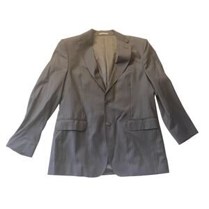 Salvatore Ferragamo 100% Wool Black Blazer/Jacket Men’s Size L - Made in Italy